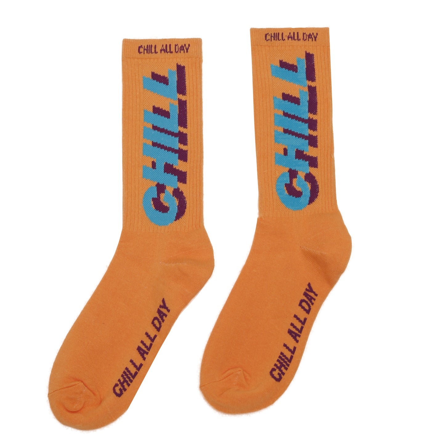Aly Good Vibes - Chill Socks (Orange)
