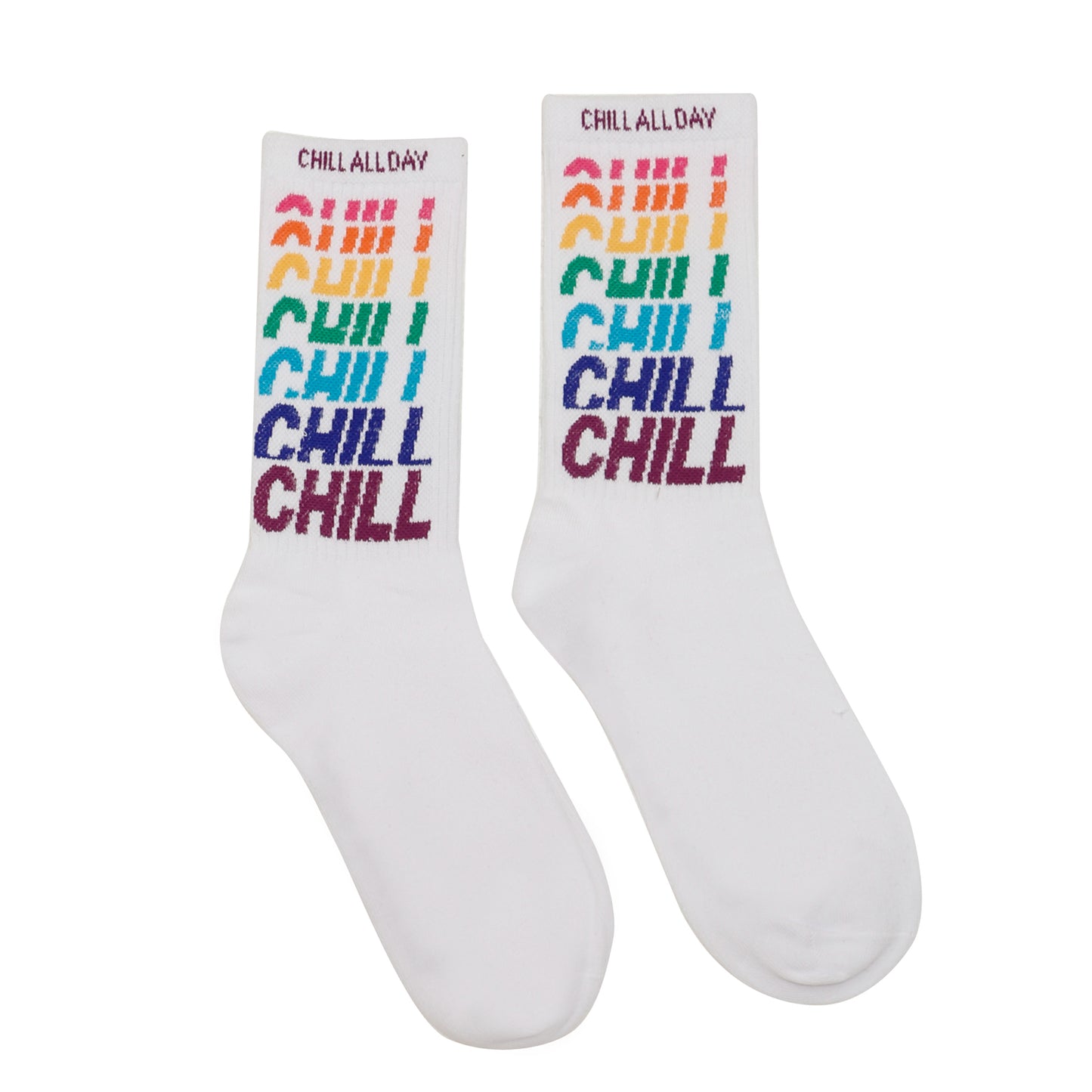 Aly Good Vibes - Chill Socks (White)