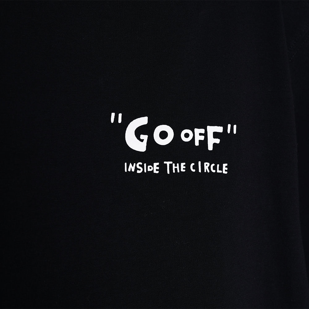 GO OFF FROM THE STREET TEE (BLACK) (SS22T004BL)