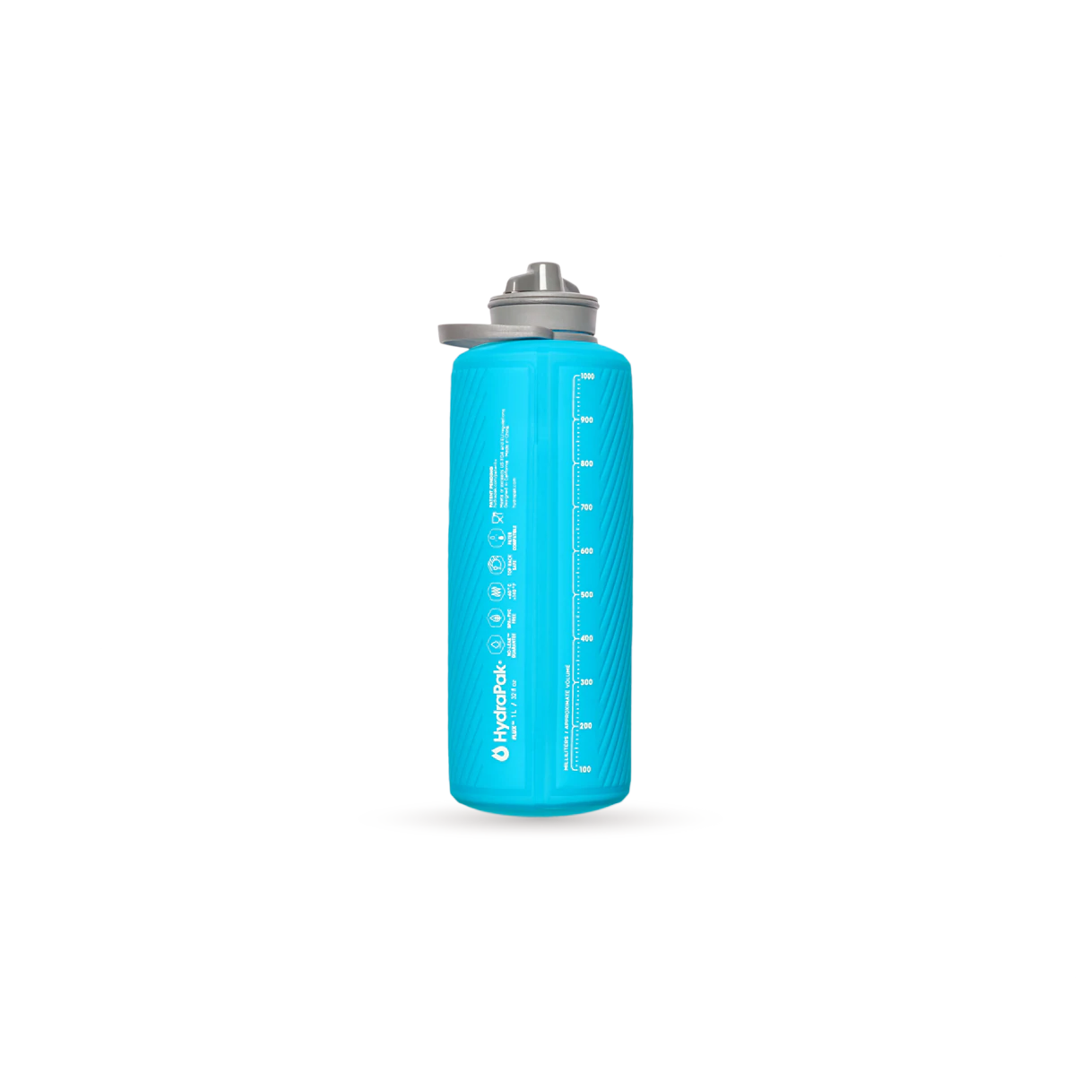 Hydrapak Flux™ ULTRA-LIGHT REUSABLE BOTTLE Blue (1000ml)