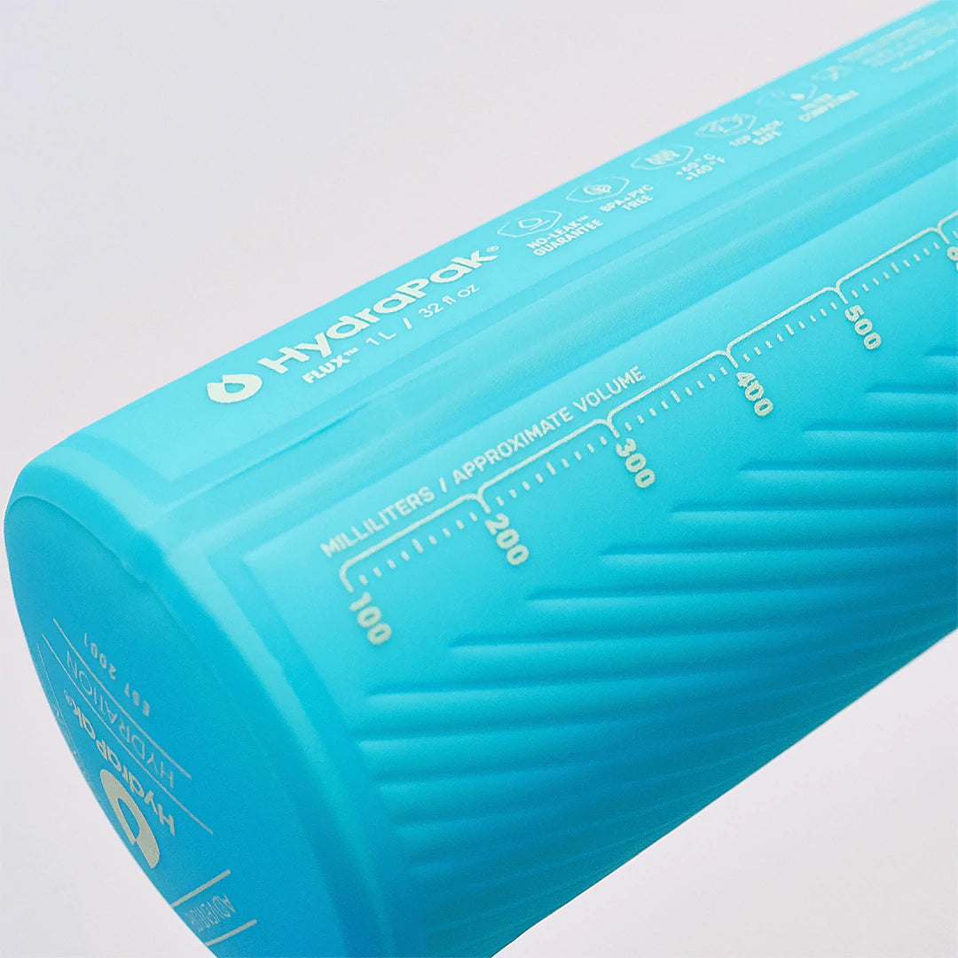 Hydrapak Flux™ ULTRA-LIGHT REUSABLE BOTTLE Blue (1000ml)