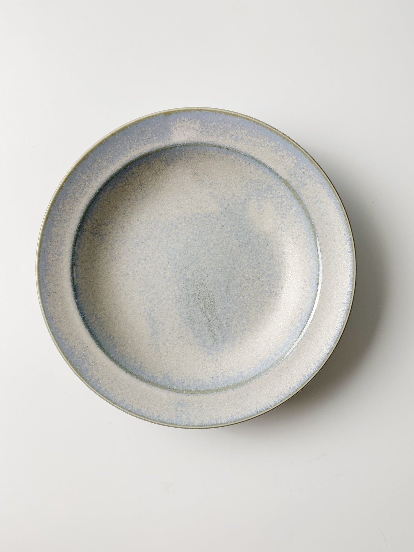 日本製美濃燒 陶瓷咖哩碟(灰色) | Japanese Mino Ware Ceramic Plate (Grey) (21.2cm)