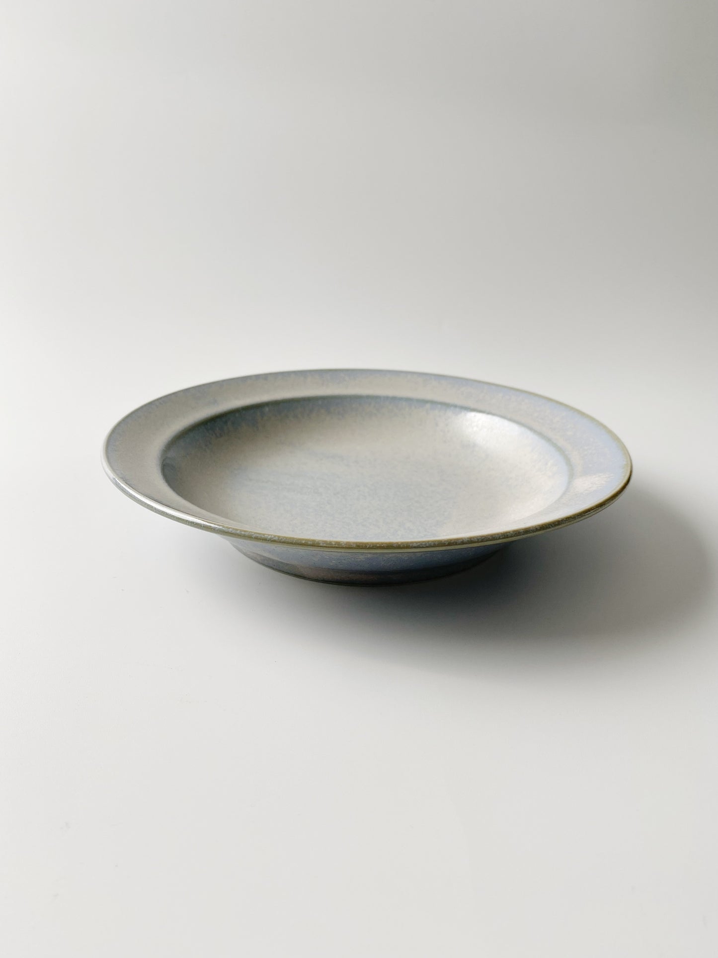 日本製美濃燒 陶瓷咖哩碟(灰色) | Japanese Mino Ware Ceramic Plate (Grey) (21.2cm)