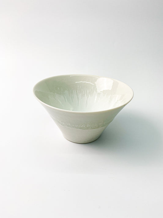日本製美濃燒 伸光窯粉彩湯碗 (白色) | Japanese Mino Ware Shinko Kiln Pastel Noodle Bowl (White))