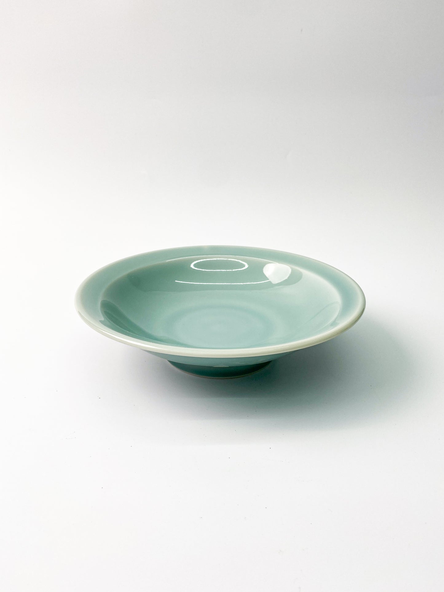 日本製美濃燒 青瓷盤 | Japanese Mino Ware Celadon Ground Plate