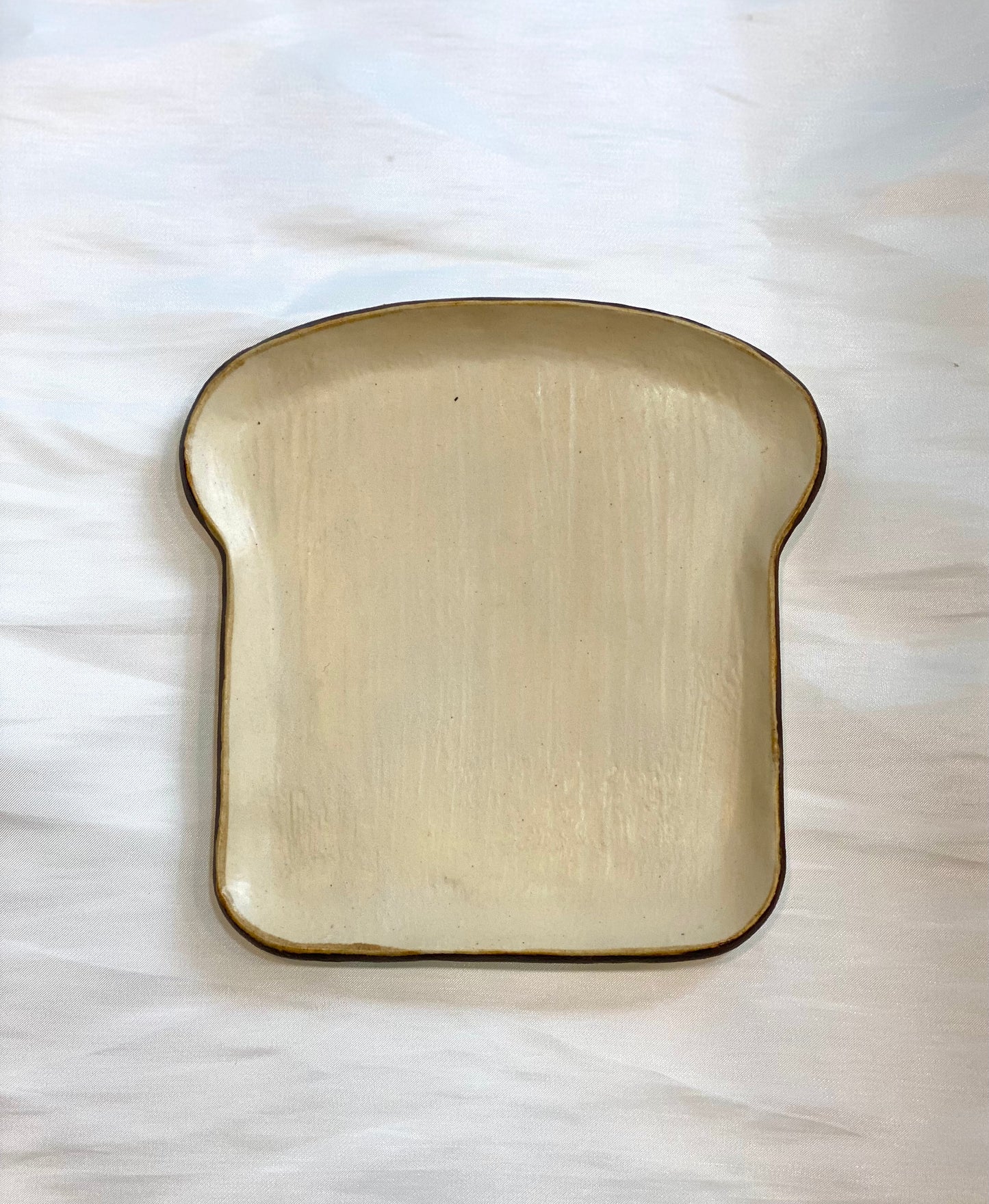 陶作丁 - 吐司小碟 | Pottery Ding - Pottery Small Toast Plate