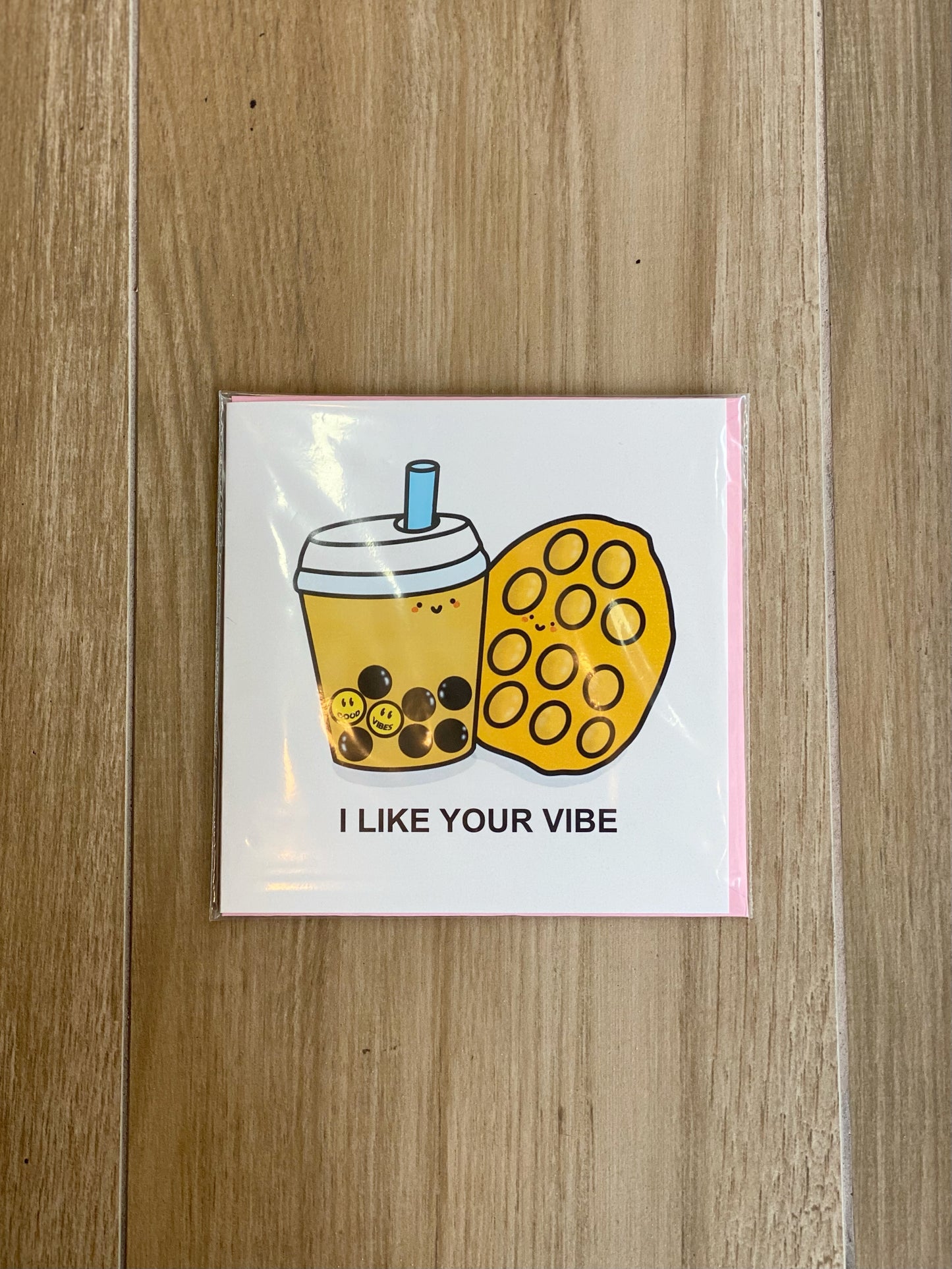Aly Good Vibes -  I Like Your Vibes Card