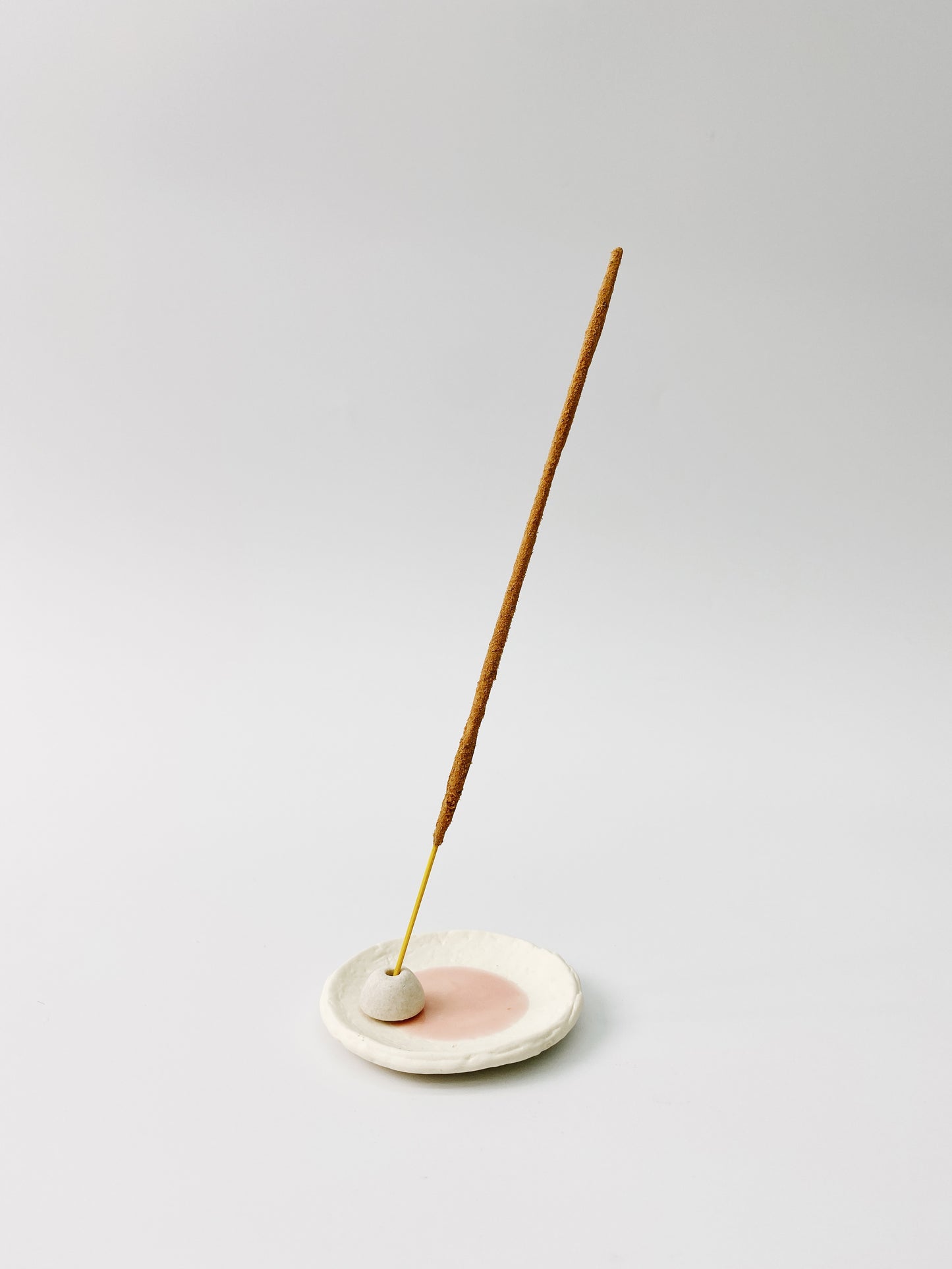 日本製瀨戶燒 香台 (淺粉色) | Japanese Seto Ware Incense Holder (Light Pink)