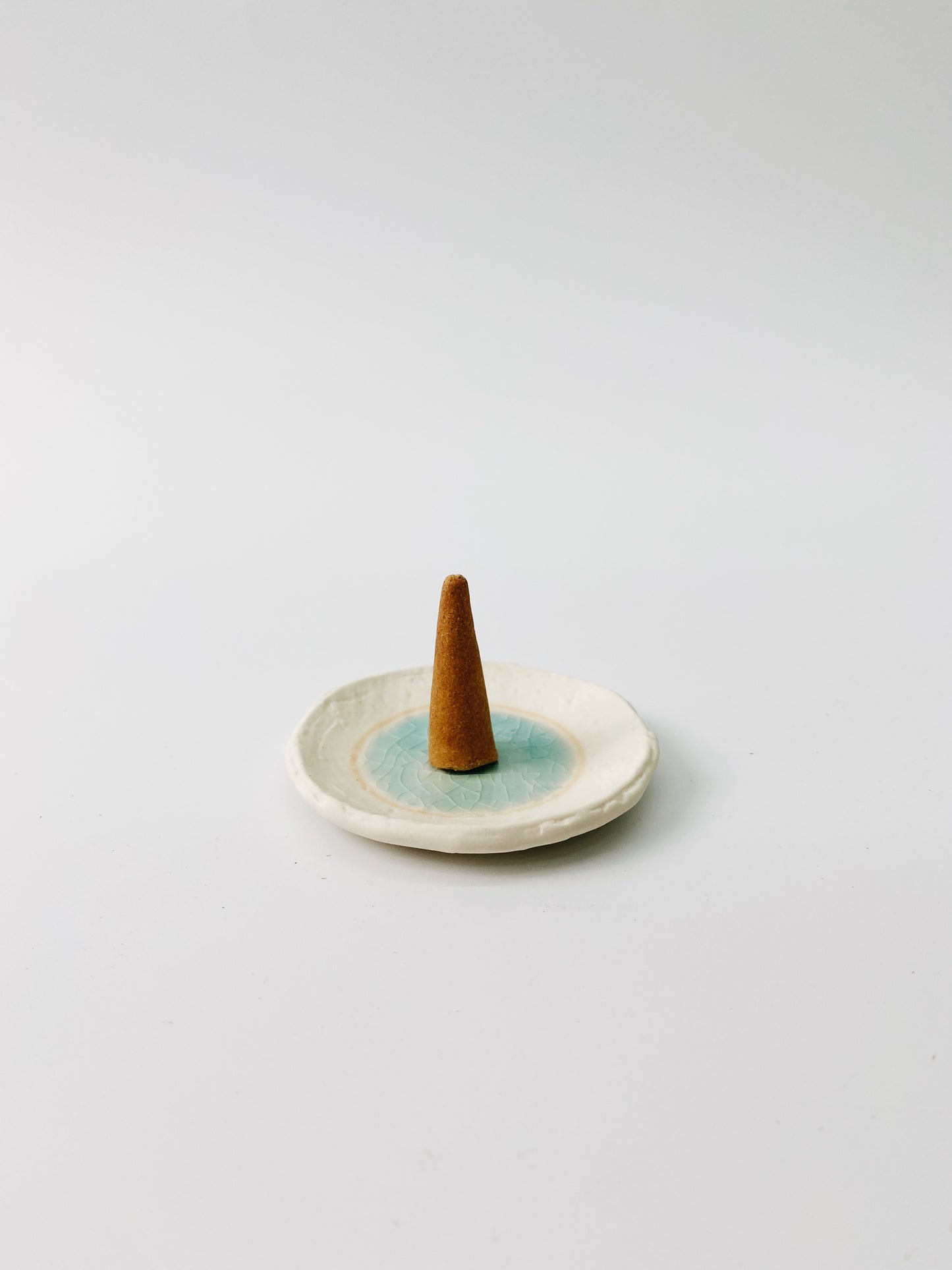 日本製瀨戶燒 香台 (藍色) | Japanese Seto Ware Incense Holder (Blue)