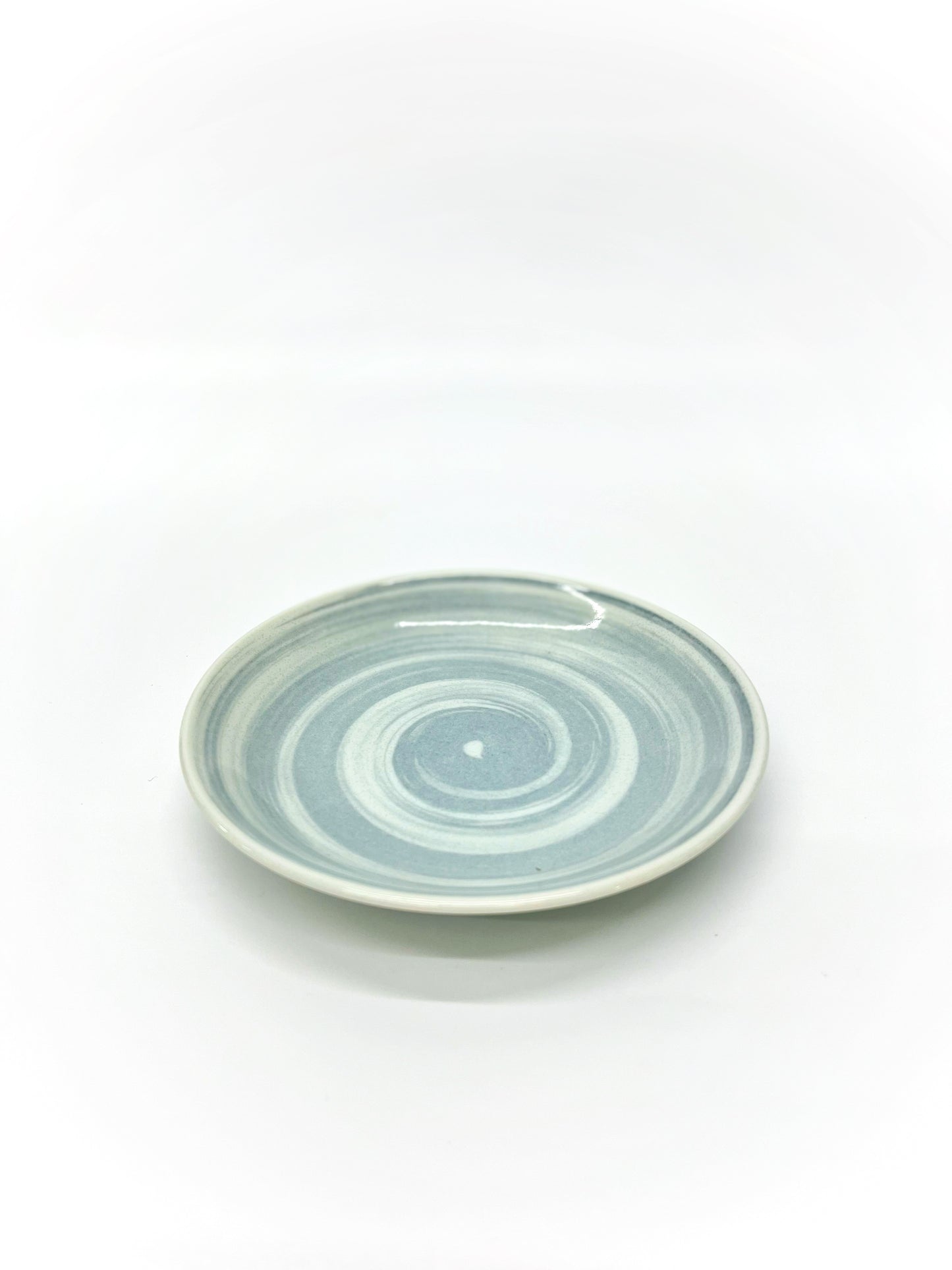 美濃燒毛筆繪畫小碟 | Grey Brushstroke Mino Ware Small Plate