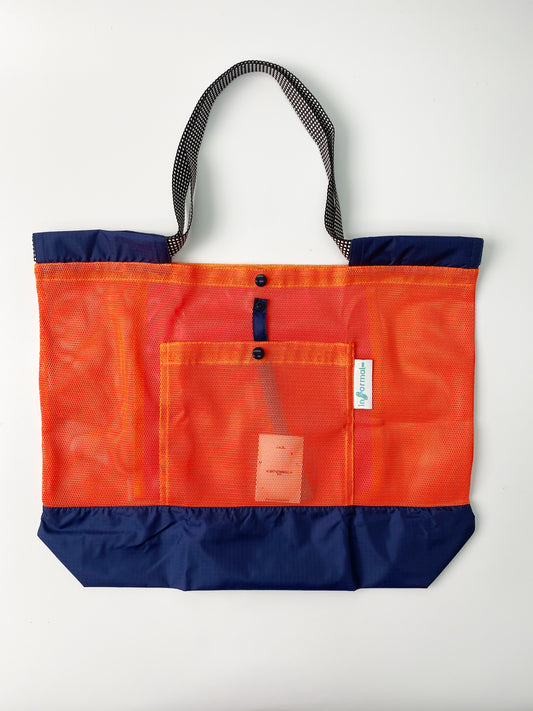 Informal Bag Mesh Checkout Bag Size M (Bad orange)