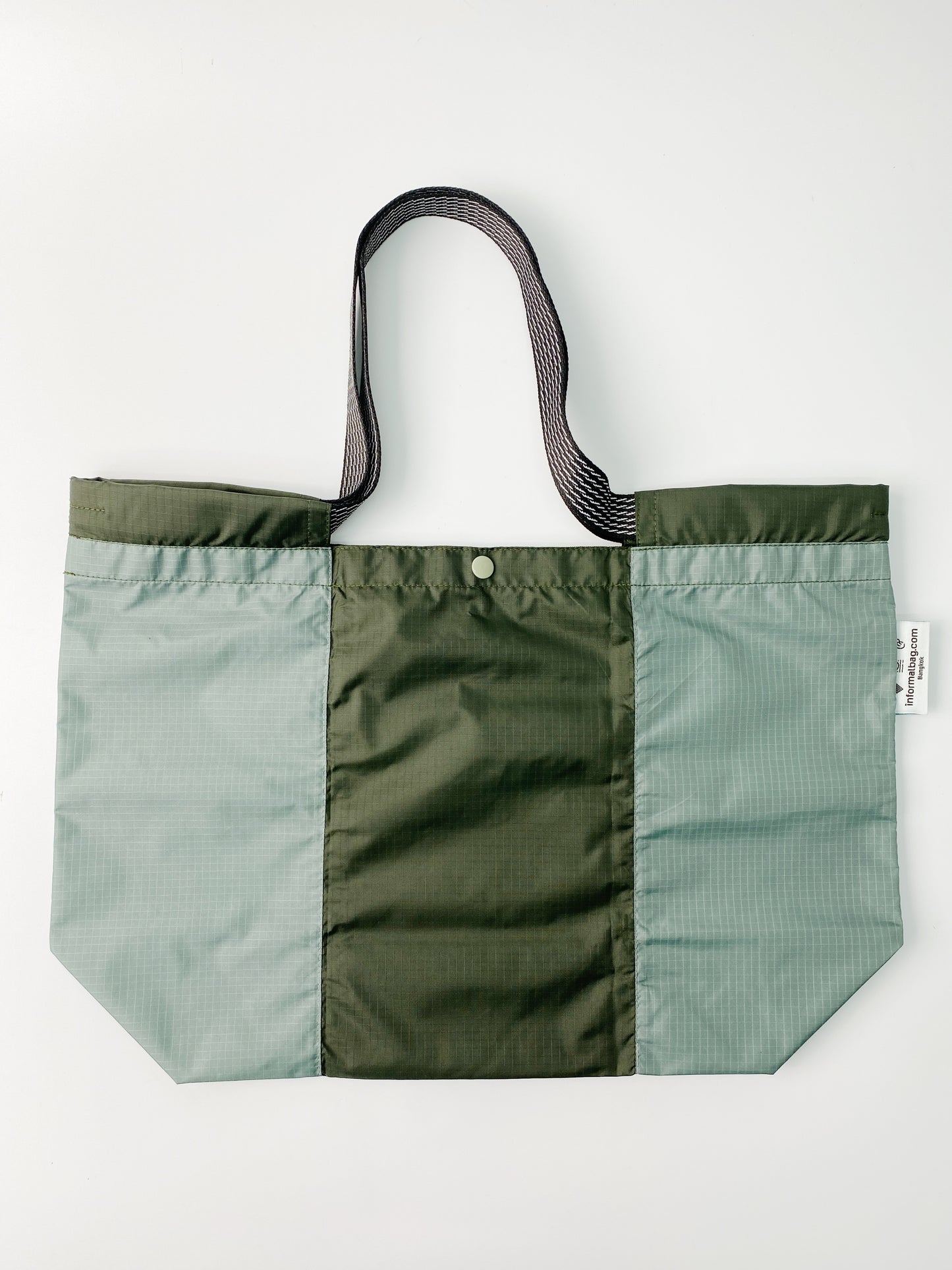 Informal Bag Checkout Bag (Grey+Army Green)