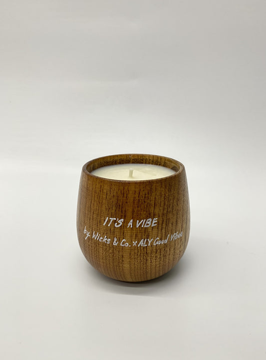 Aly Good Vibes x Wicks & Co. - It's a Vibe Candle
