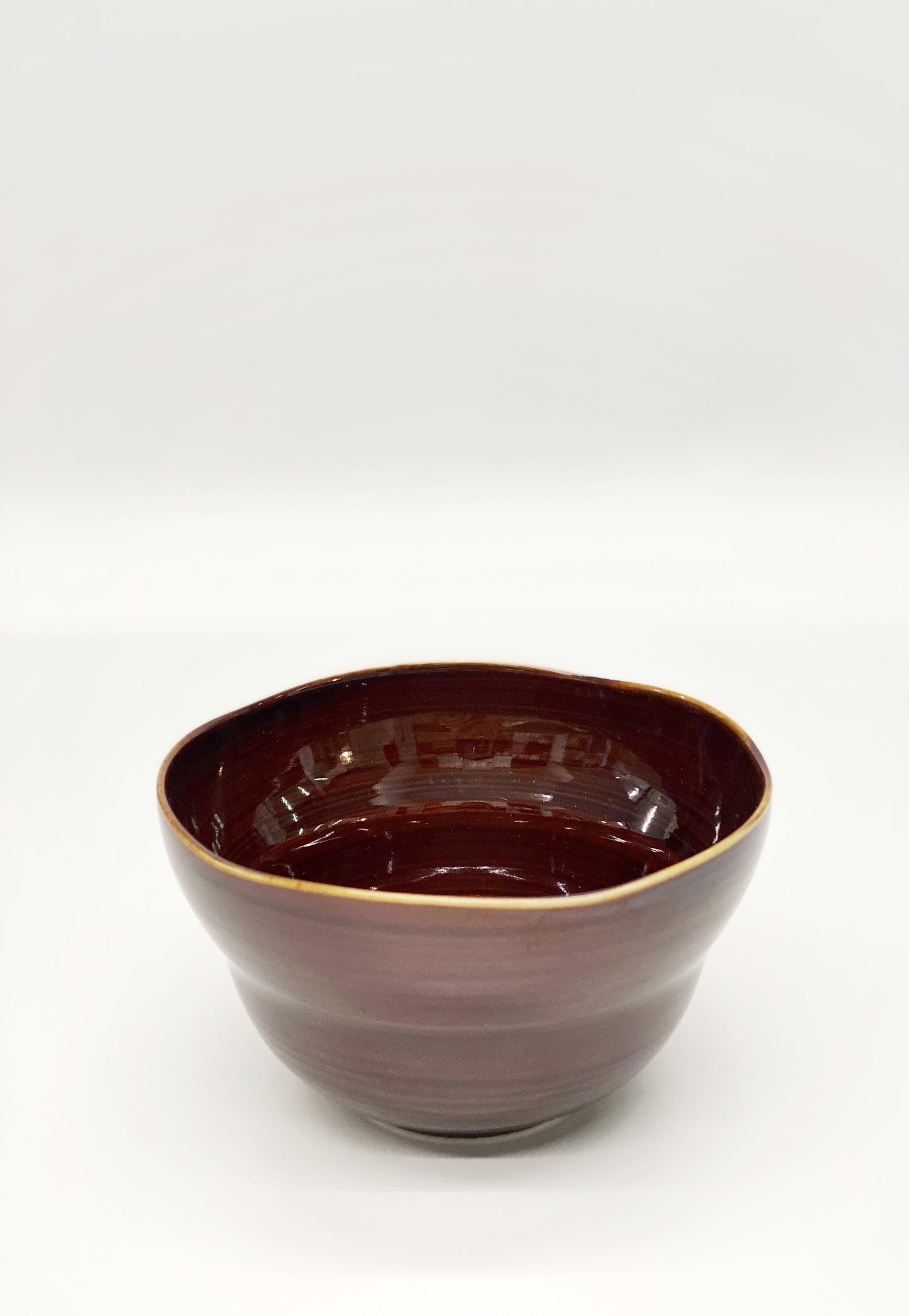 日本製美濃燒 啡色小飯碗 | Japanese Mino Ware Brown Small Rice Bowl