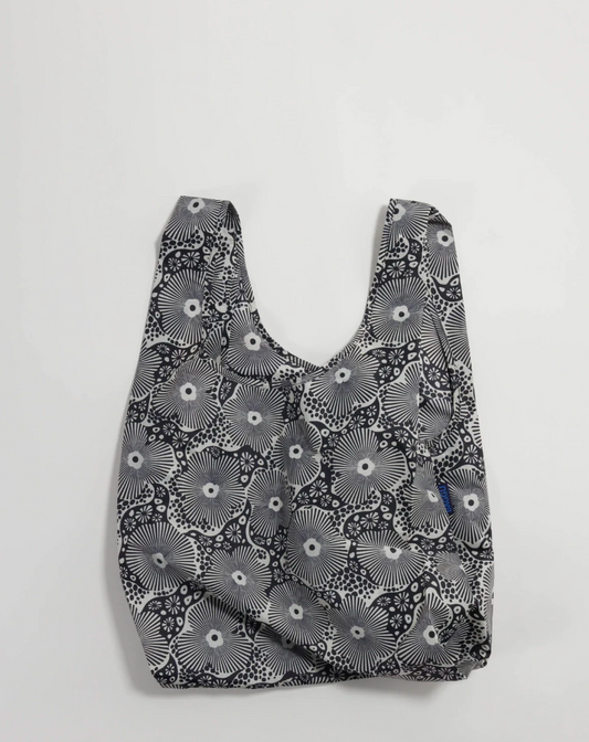 Standard Baggu - Woodblock Floral Black