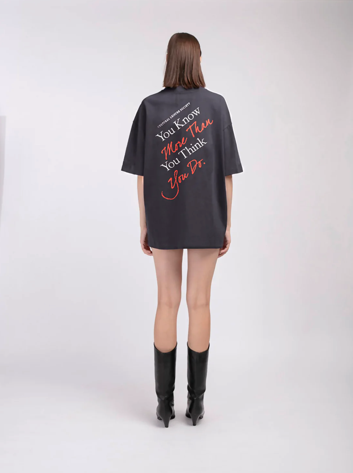 Matter Matters Culture Long Tee (Charcoal)