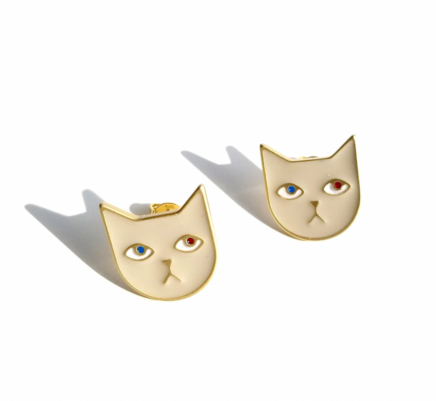 Matter Matters Kitty Tom Earrings • Beige