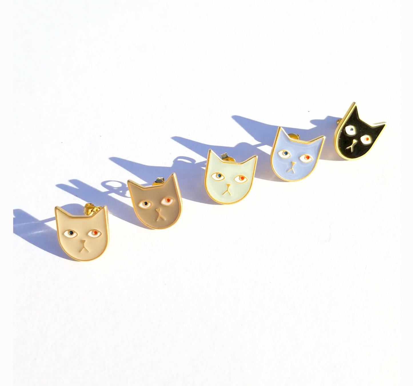 Matter Matters Kitty Tom Earrings • Beige