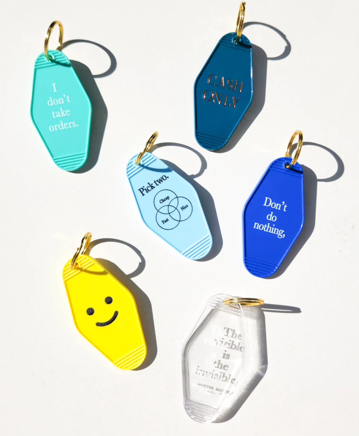 Matter Matters Keyring • Light Blue • Pick two.