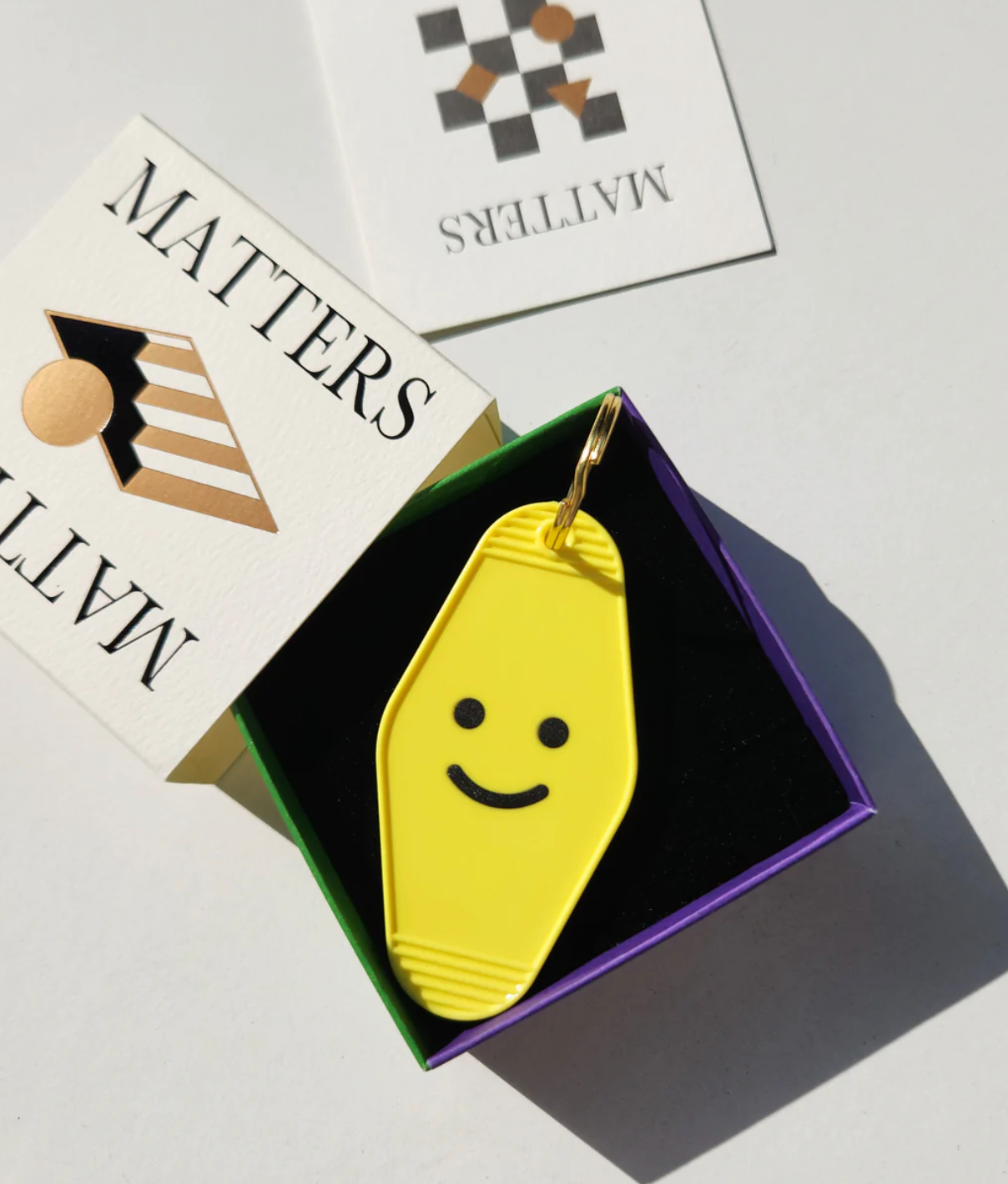 Matter Matters Keyring • Lemon • : )