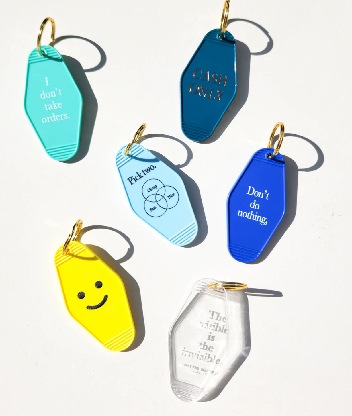 Matter Matters Keyring • Lemon • : )