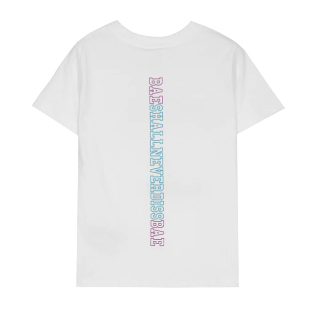 Aly Good Vibes - "A Glowing Baepe" T-Shirt (White) (Kid Size)