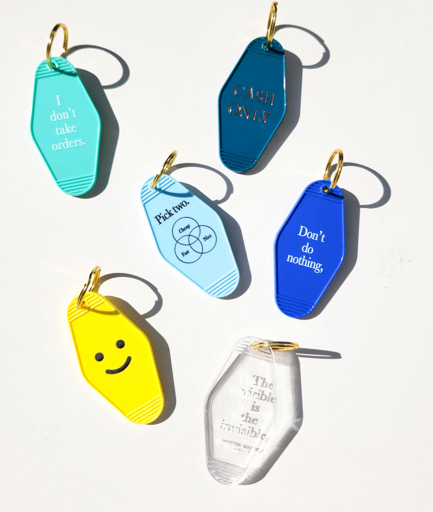 Matter Matters Keyring • Teal • CASH ONLY
