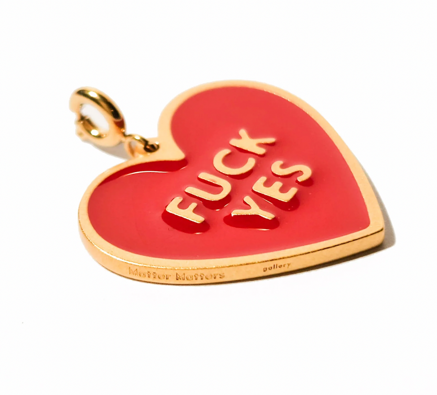 Matter Matters Fuck Yes Necklace • Red / Reversible