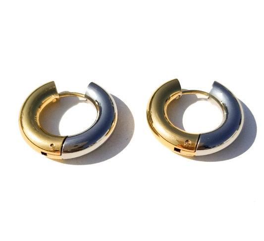 Matter Matters Two Tone Hoops