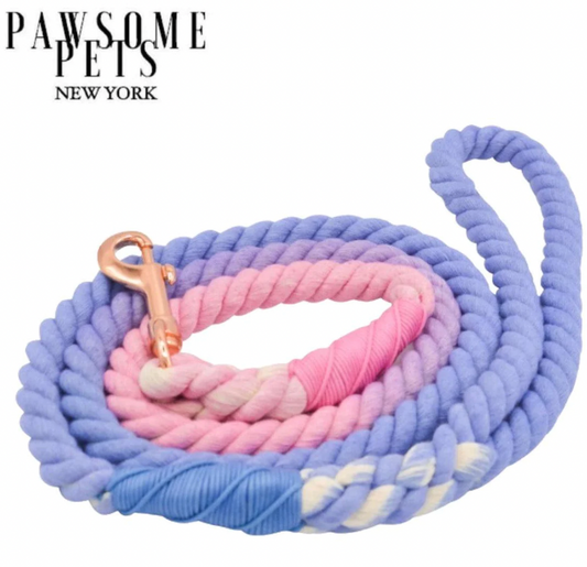 Pawsome Pets - Rope Leash (Forget Me Not)