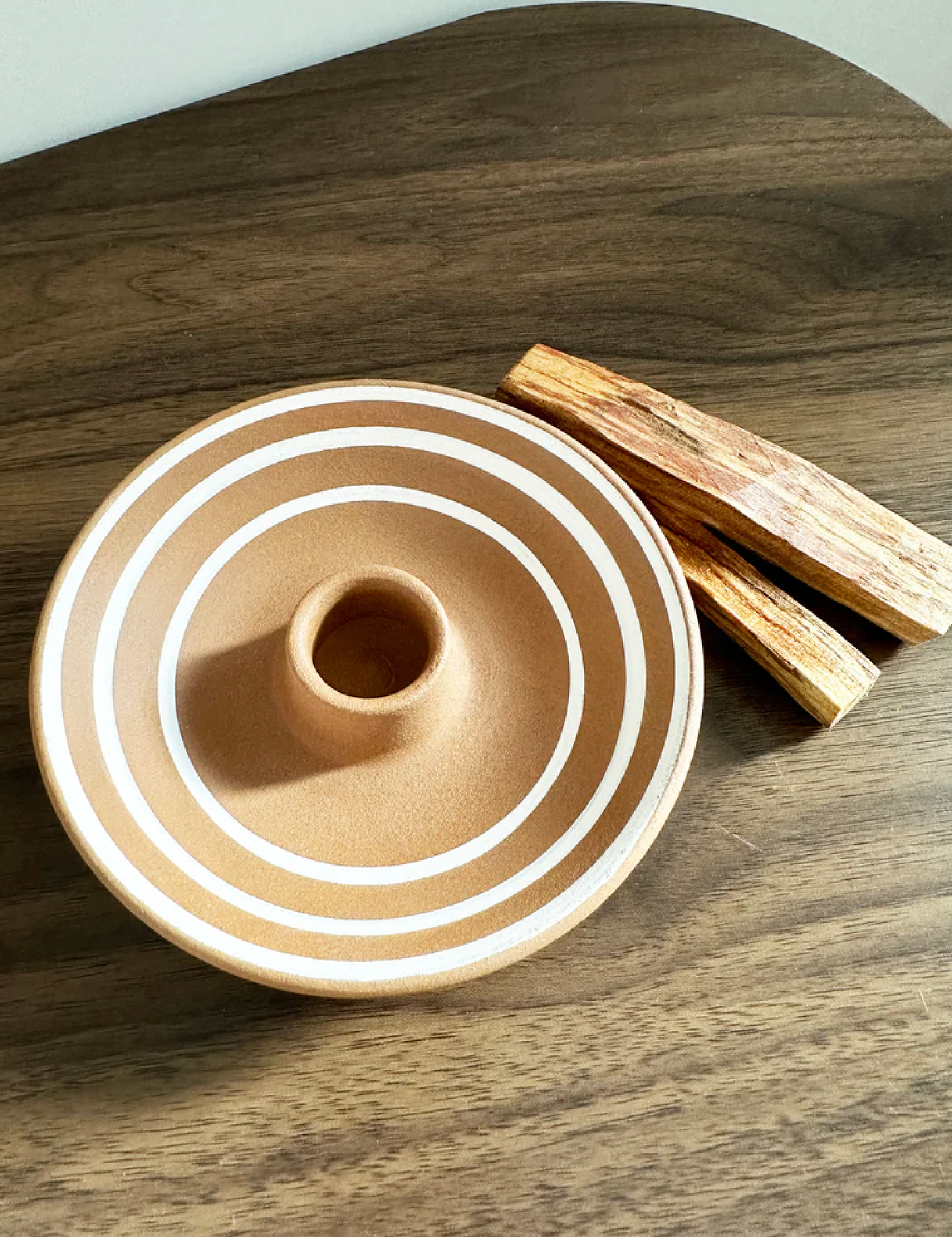 秘魯手造陶瓷聖木座｜Peruvian Ceramic Palo Santo Holder & Smudge Plate