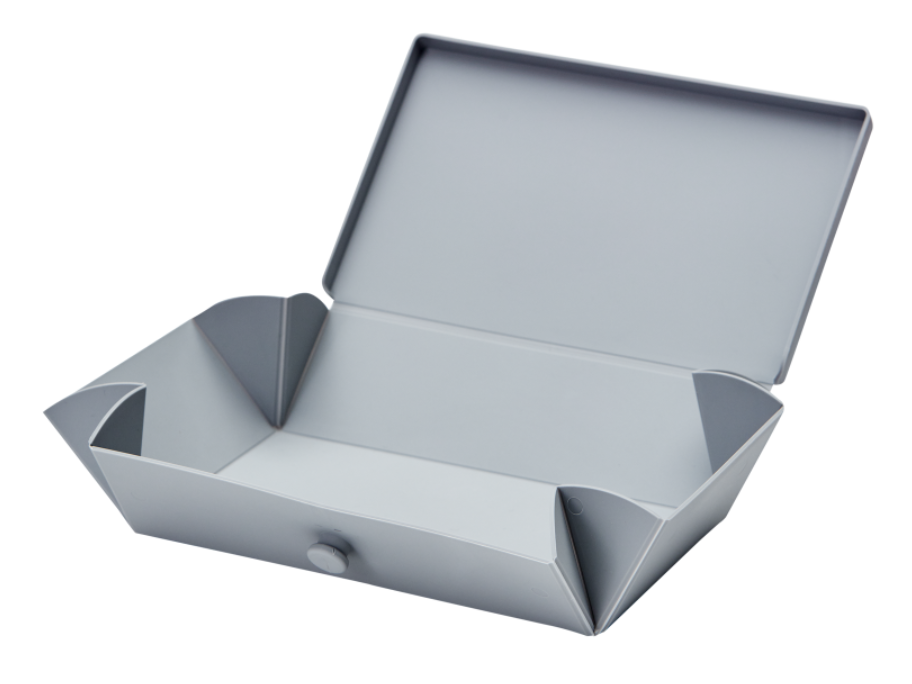 丹麥製造 Uhmm 可重用食物盒 | Uhmm No. 01 Light Grey Box/ Dark Grey Strap