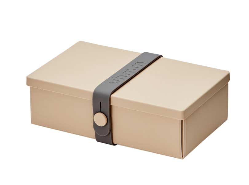 丹麥製 Uhmm 可重用食物盒 | Made in Denmark Uhmm No. 01 Mocca Box/Dark Grey Strap