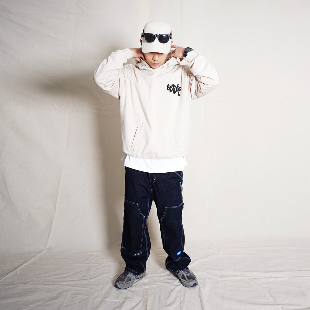 GO OFF TWIST RECORDS HOODIES (SAND)