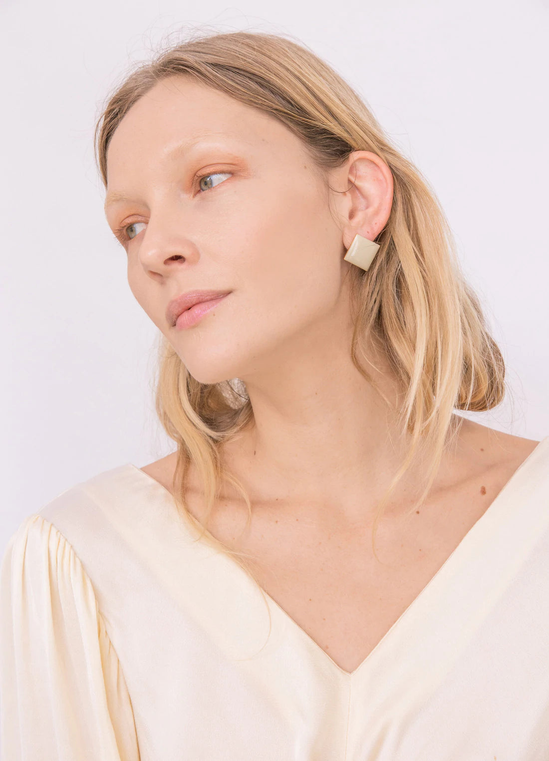 Matter Matters Diamond Studs • Earth (White)