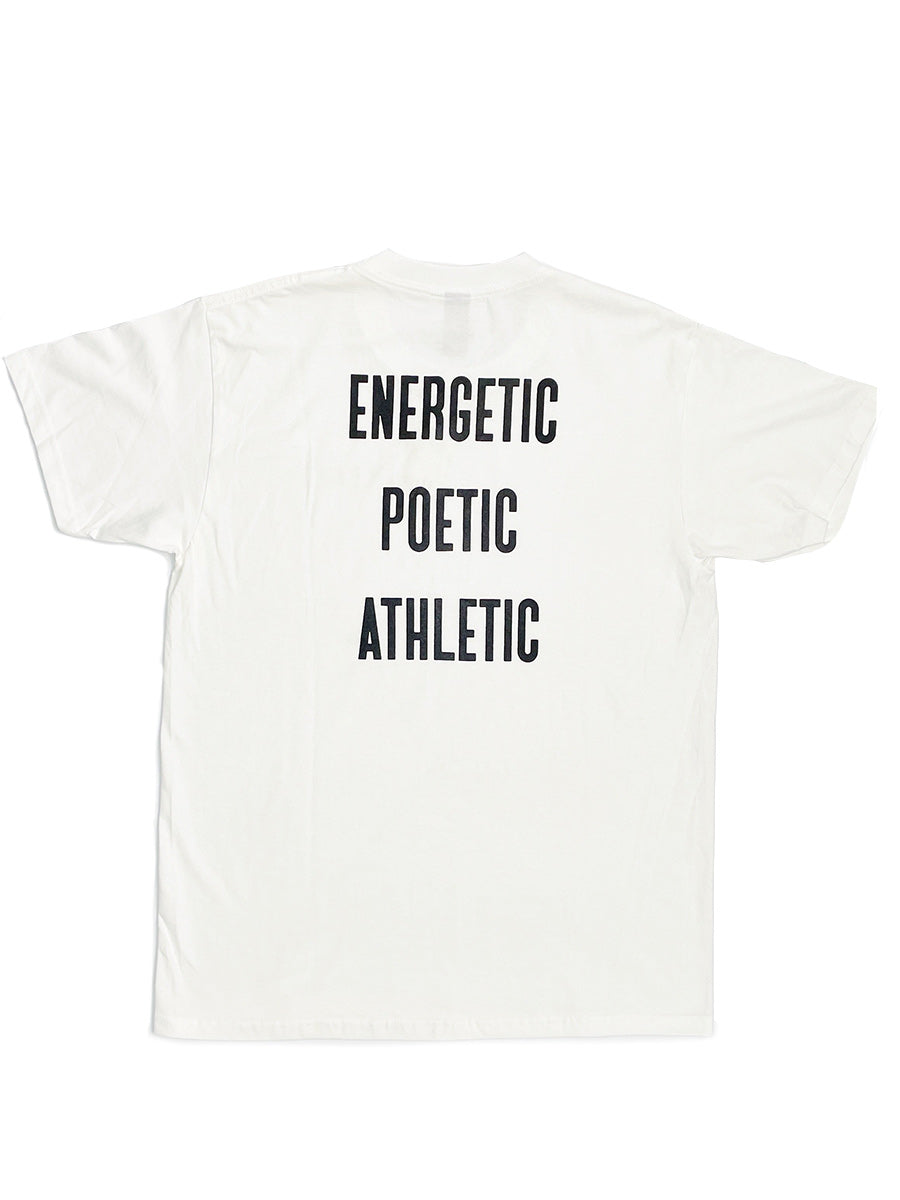 YEARS - "ENERGETIC POETIC ATHLETIC" Tee (White)