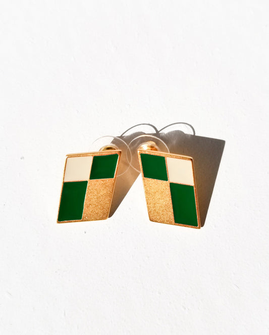 Matter Matters Kite Studs • Dark Green