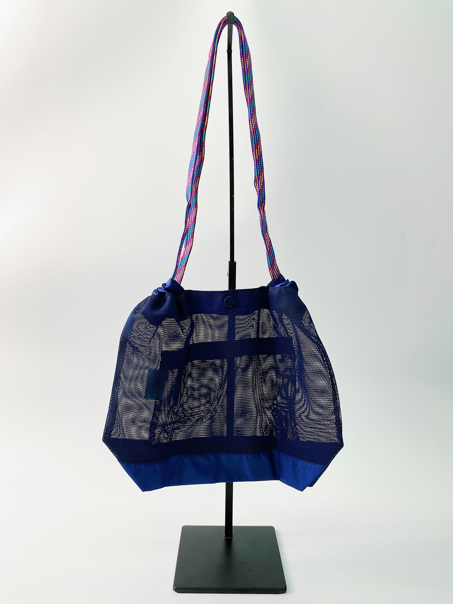 Informal Bag Mesh Checkout Bag Size S(Navy)