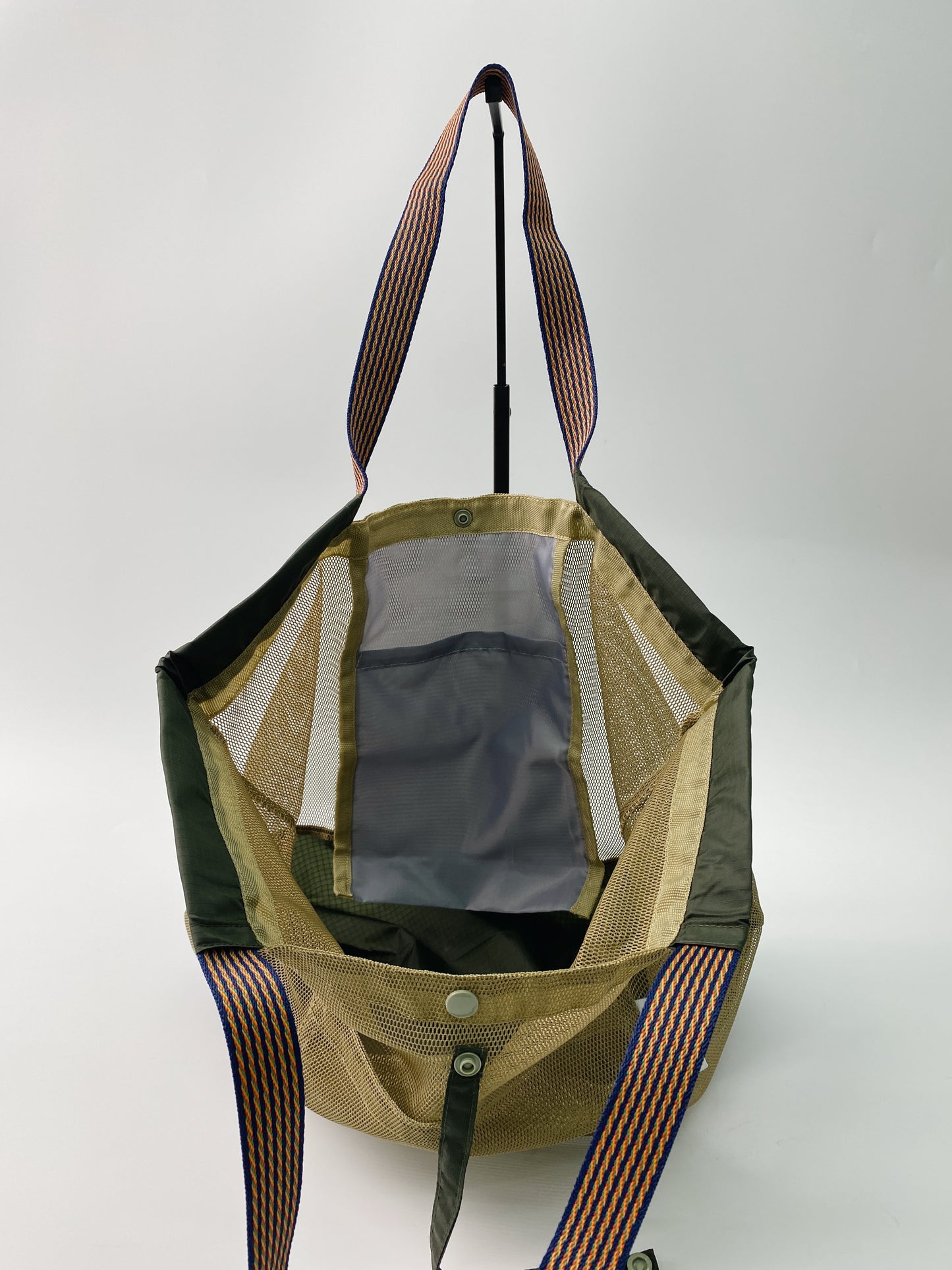Informal Bag Mesh Checkout Bag Size M (Khaki)