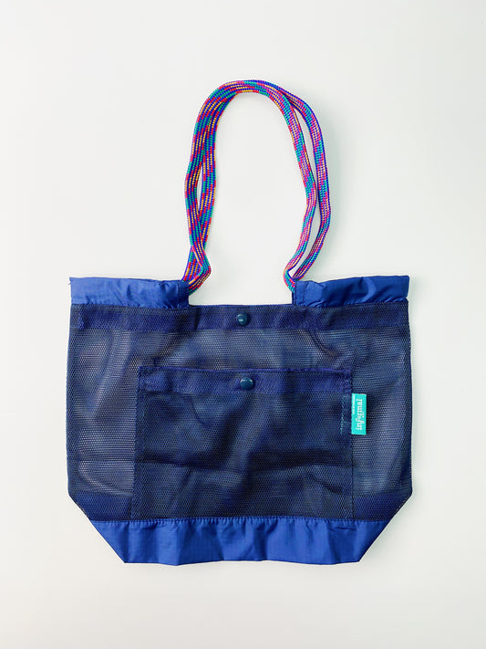 Informal Bag Mesh Checkout Bag Size S(Navy)